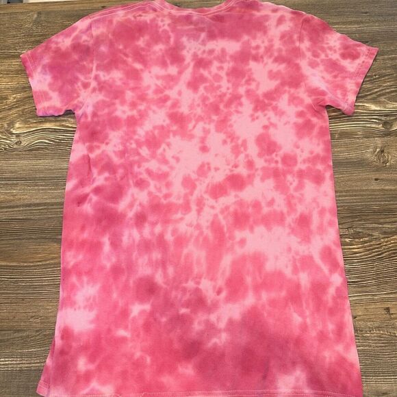 AC/DC Tie-Dye Highway to Hell T-Shirt. Red/Pink Size Small. NWOT. Y - Picture 6 of 6